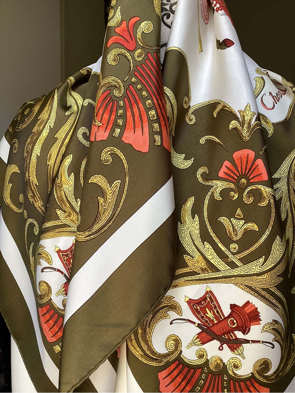 Hermes silk Cheval Turc.